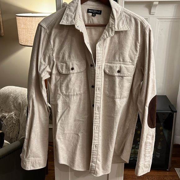 Jcrew mercantile flex men’s casual button down work shirt - Picture 1 of 5